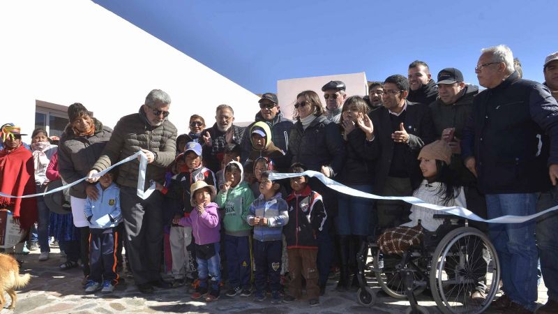 La histórica visita de Lucía, donde ningún gobernador había llegado