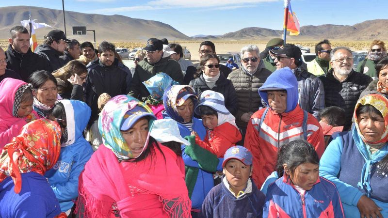La histórica visita de Lucía, donde ningún gobernador había llegado