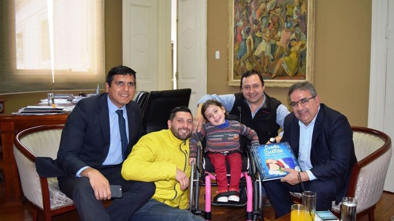 El profe Mariano y Agostina visitaron a Jalil