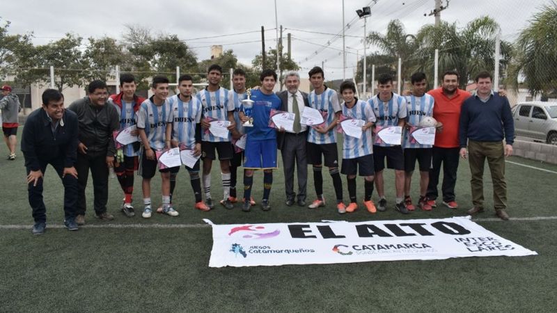 Interescolares: El Alto campeón en fútbol 5 rural