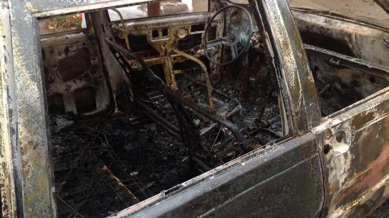 Se incendió un auto