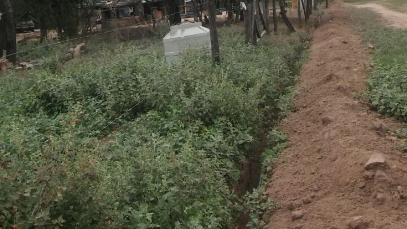 Amplían red de agua potable en La Bajada