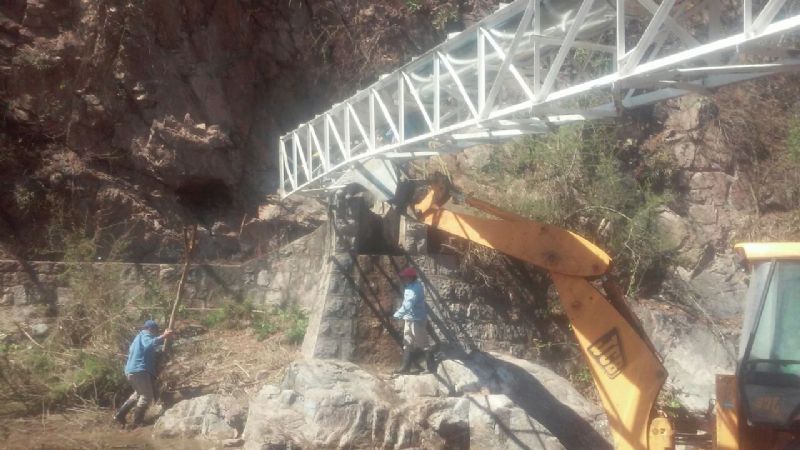 Recuperación del sistema de agua potable en Monte Potrero