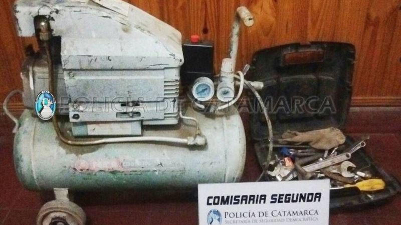 Aprehenden a un joven y recuperan elementos robados