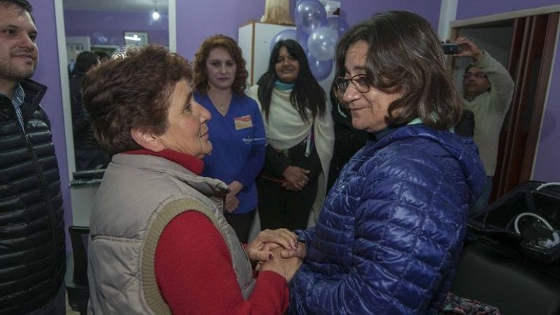 Corpacci visitó a emprendedoras