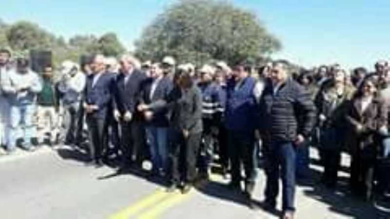 Inauguraron obra de pavimento en El Alto