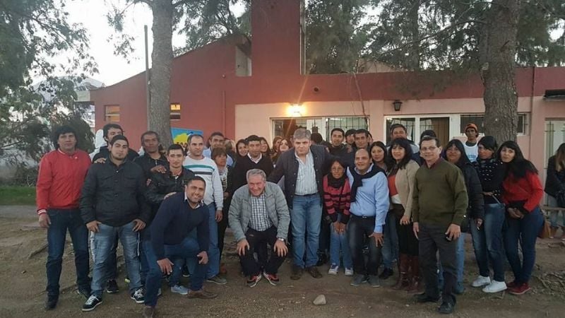 La dirigencia de Aconquija con Saadi