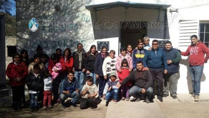 Policías de Ancasti realizaron campaña solidaria