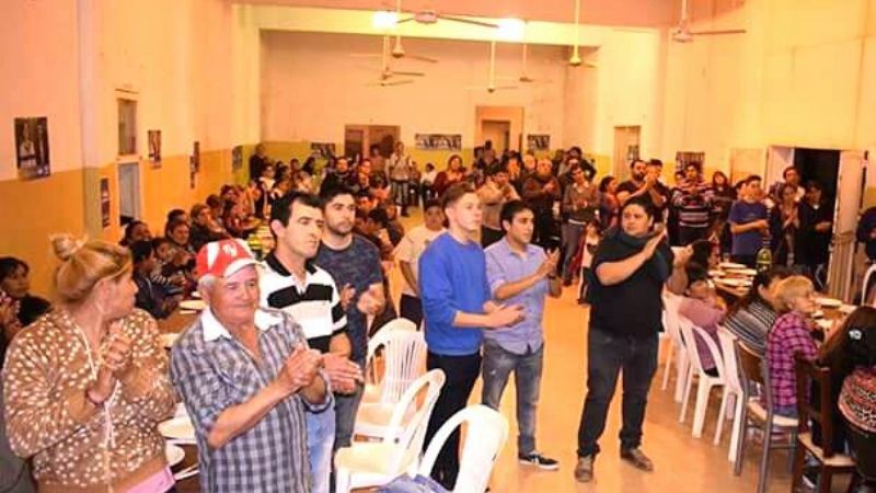 Ariel Espinoza y Carletta en San Antonio de La Paz