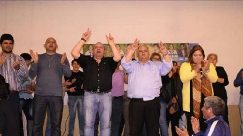 Ariel Espinoza y Carletta en San Antonio de La Paz