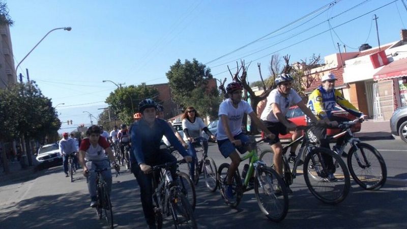 Campaña en bicicleta
