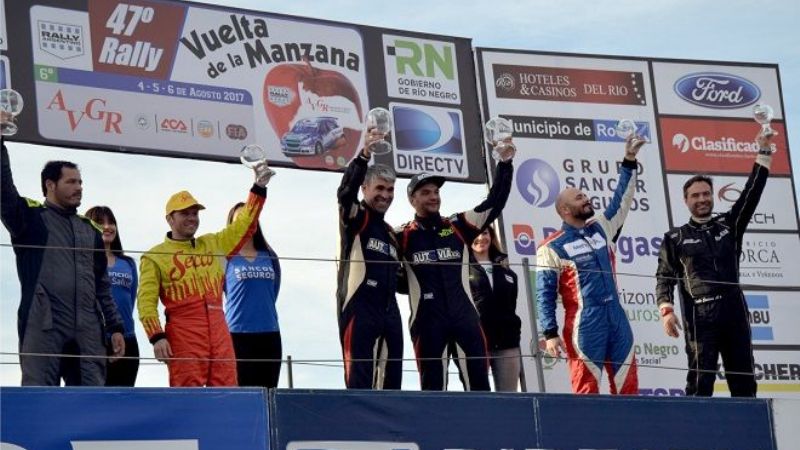 Otro podio más para Augusto D’agostini en el Nacional de Rally