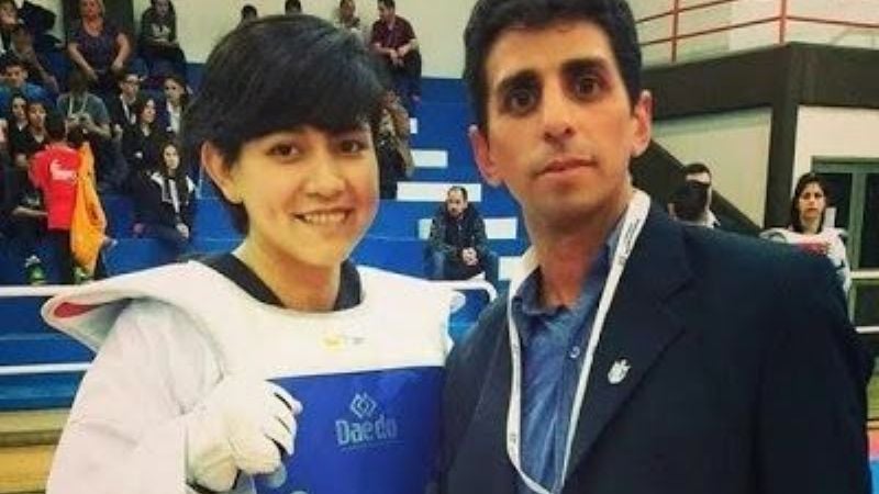 Carla Genovesse  en el Open Argentino de Taekwondo