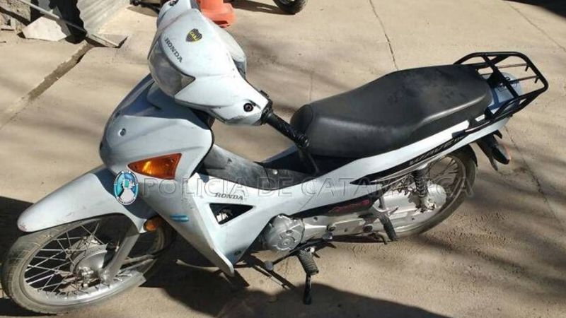 Recuperan una moto en Santa María