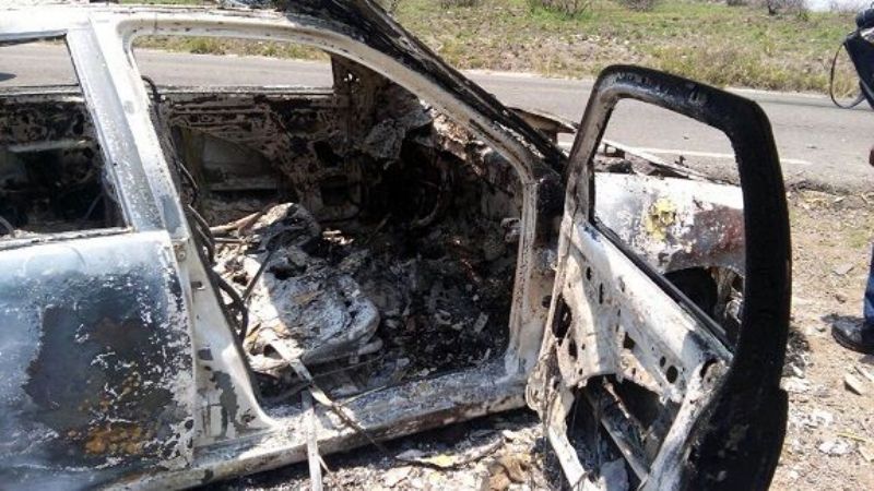 Se incendió un auto