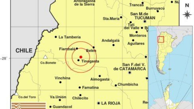 Dos sismos sacudieron la provincia