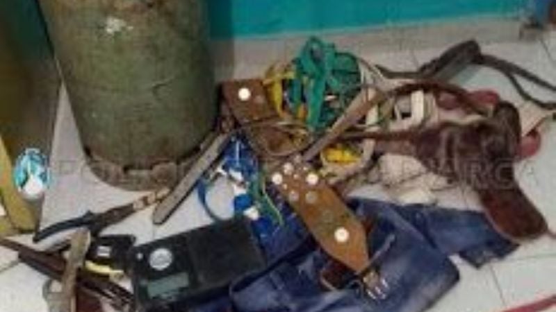 Esclarecen ilícito y aprehenden a dos personas en Recreo