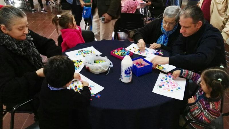 El Jardín Maternal en el Hogar de Ancianos “Fray Mamerto Esquiú”