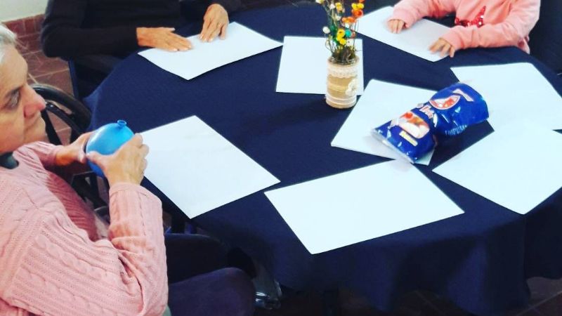 El Jardín Maternal en el Hogar de Ancianos “Fray Mamerto Esquiú”