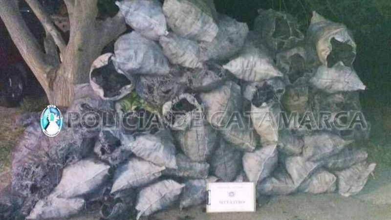 Secuestran carbón, cuatro motos y un auto en Capayán