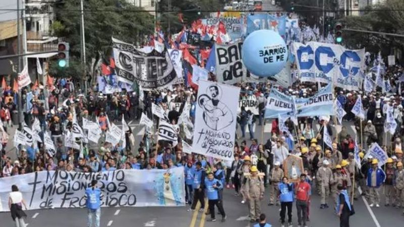 Fracasó la reunión del Gobierno con los movimientos sociales