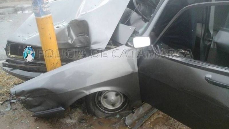 Chocó contra un poste cerca del CAPE