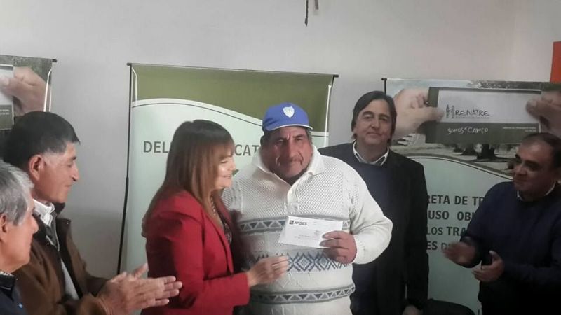 Reunión en el RENATRE con trabajadores rurales