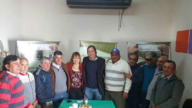 Reunión en el RENATRE con trabajadores rurales