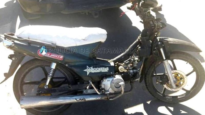 Recuperan una motocicleta robada