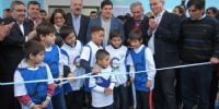 CORTE DE CINTAS para inaugurar el flamante SUM de Vélez.