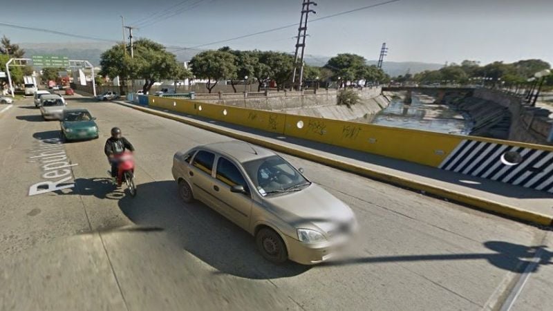 Se quiso tirar del puente del arroyo Fariñango y una mujer la agarró