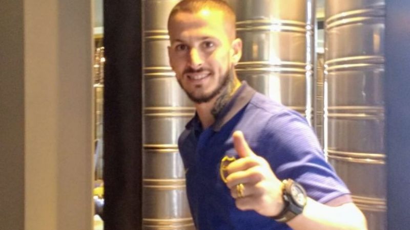 Cálido recibimiento a Boca en su llegada a Mendoza