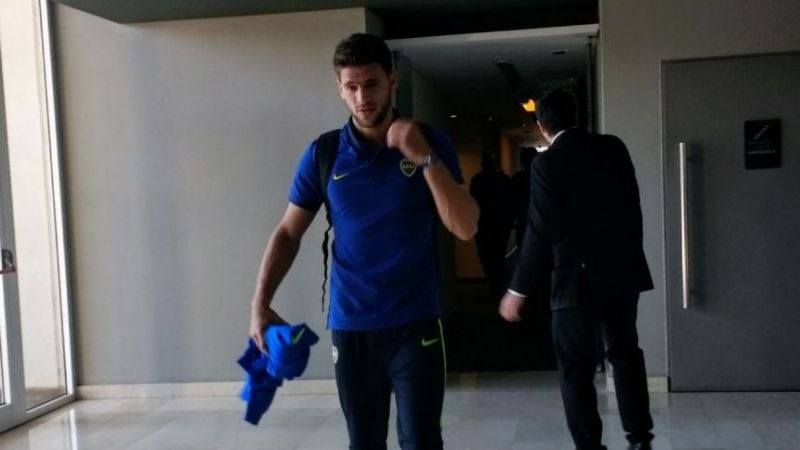 Cálido recibimiento a Boca en su llegada a Mendoza