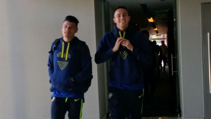 Cálido recibimiento a Boca en su llegada a Mendoza