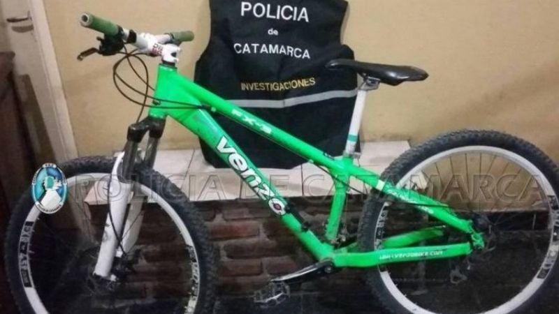 Aprehenden a un joven y recuperan una bicicleta