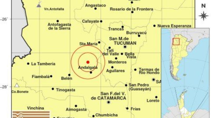 Leve movimiento sísmico