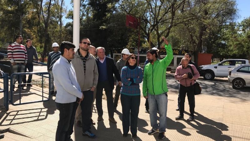 Histórica obra en el Polideportivo FME