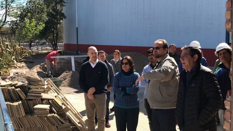 Histórica obra en el Polideportivo FME
