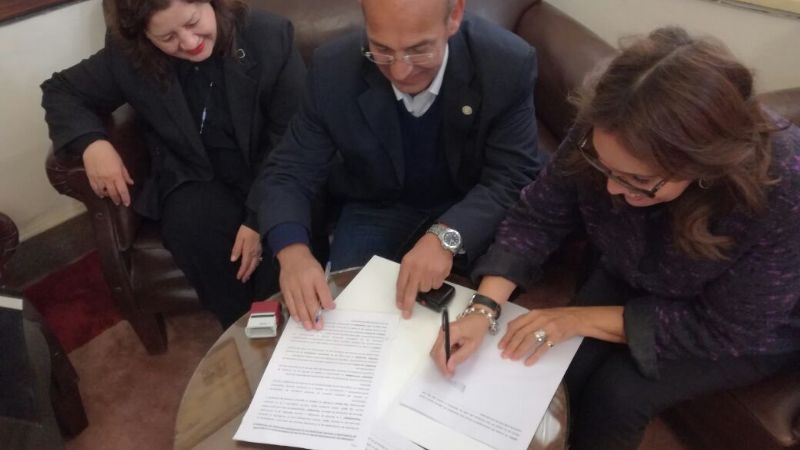 Decanos de Tecnología y Humanidades firmaron convenio