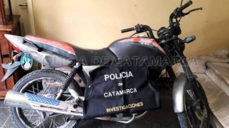 Recuperan una moto robada