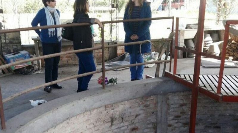 Adriana Díaz, presidente del PI, en Pozo de Vargas