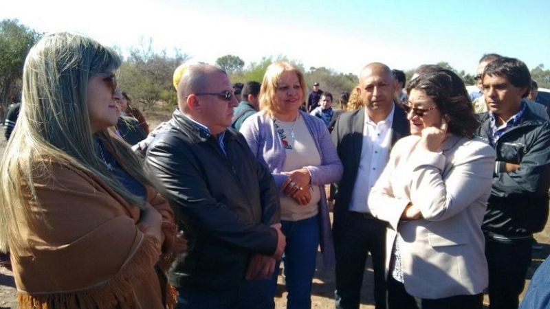 Corpacci inauguró obra de agua potable en Las Peñas