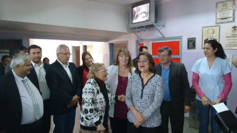 La Gobernadora visitó el Hospital "Dr. Liborio Forte"