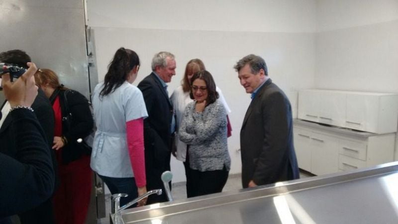 La Gobernadora visitó el Hospital "Dr. Liborio Forte"