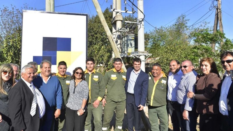 Lucía inauguró obras de energía y un Centro de Documentación Rápida en San Antonio