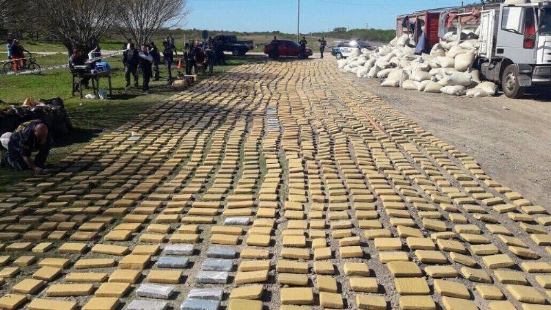 Incautaron en Entre Ríos 3500 kilos de marihuana con destino a Córdoba