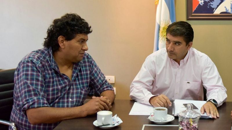 Cordero recibió a dirigentes de la Liga Paclinense de Fútbol