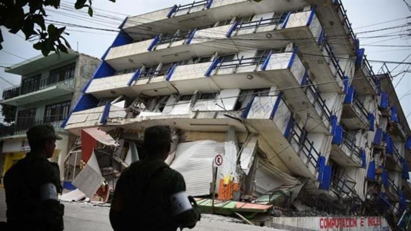 Dos poderosos terremotos  sacudieron México
