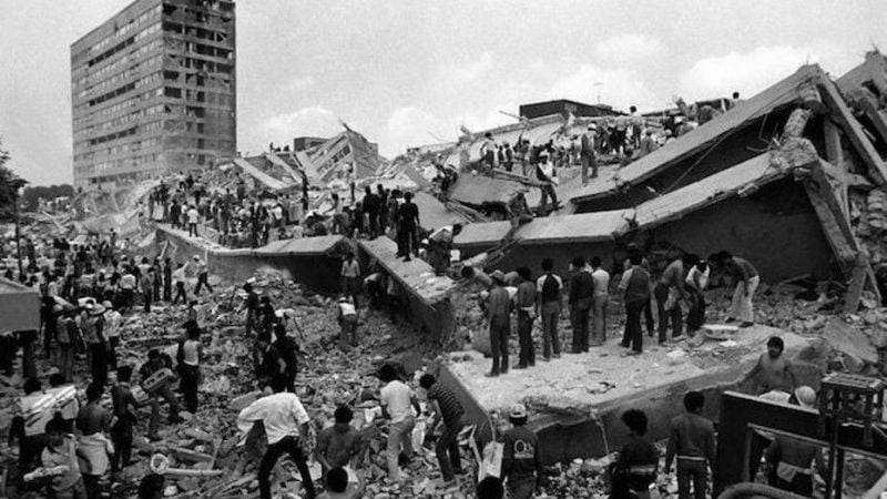 El nuevo sismo coincidió con el aniversario 32 de uno devastador en 1985