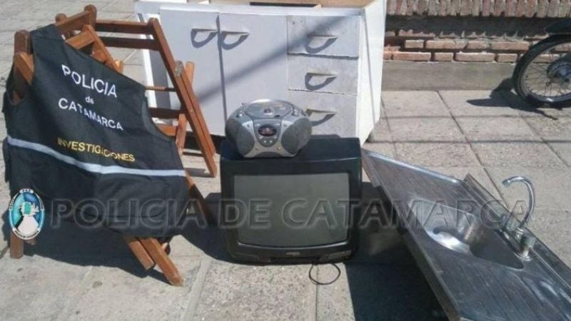 Recuperan elementos robados en el sur de la Capital